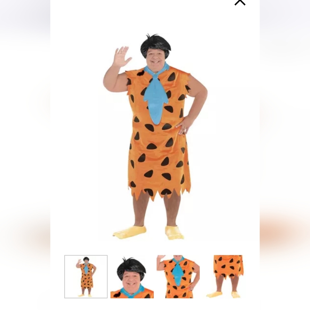 Fred Flinstone Adult Plus 2XL Costume